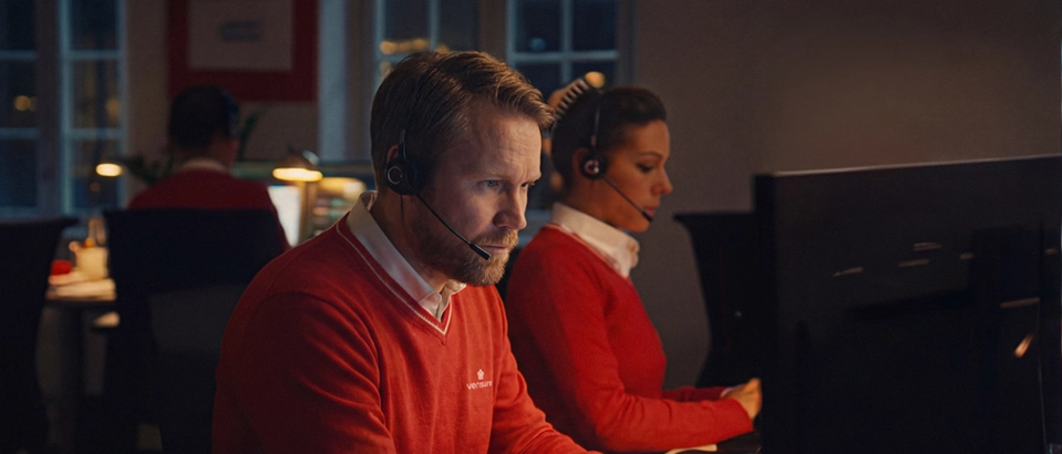 Hälytyskeskuspäivystäjä.