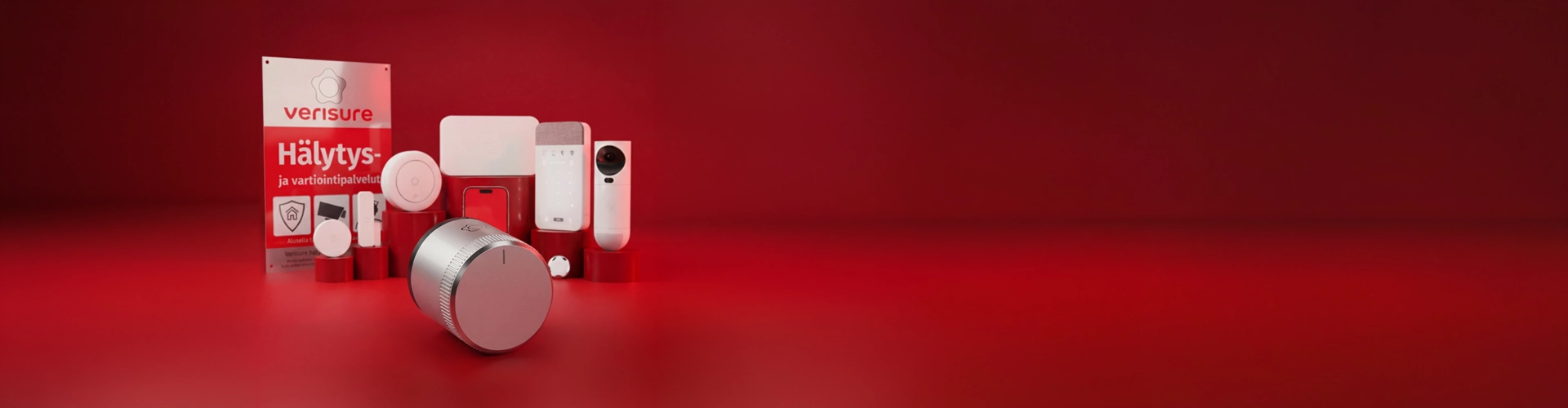 Verisuren uudistunut hälytysjärjestelmä älylukolla.