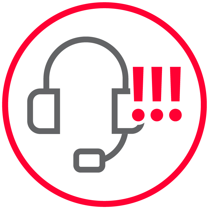 Ikoni: hälytyskeskus.