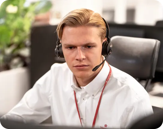 Verisuren hälytyskeskuspäivystäjä.