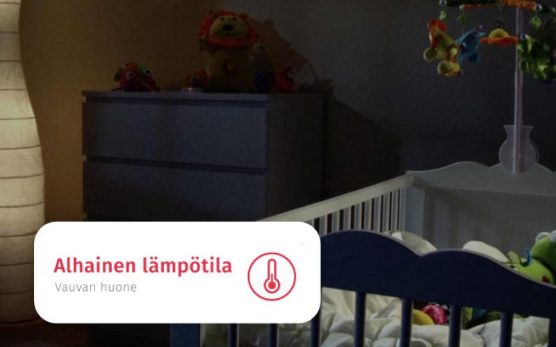 Ilmankosteus ja lämpötila sovellus seuranta