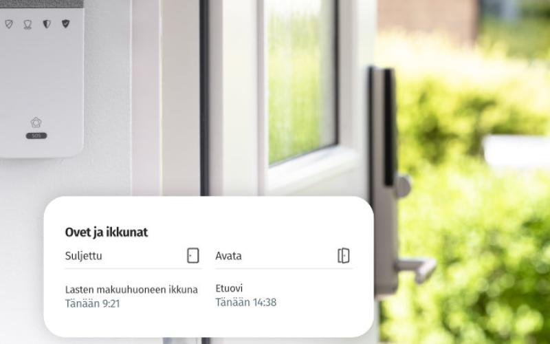 Verisure sovellus ja kulunvalvonta